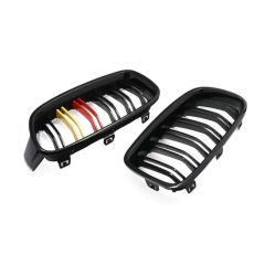 4 SERISI F32 IÇIN UYUMLU   2013-2019 M4 GÖRÜNÜM BOBREK (CIFT CIZGI PANJUR) ALMAN RENK