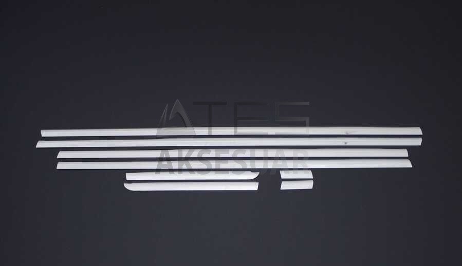 Citroen C4 Sedan Krom Cam Çıtası 8 Parça 2004-2010 Arası