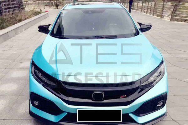 Honda Civic FC5 Yarasa Batman Ayna Kapağı Piano Black 2016 ve Sonrası