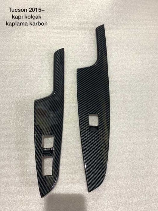 TUCSON IÇIN UYUMLU 2015-2018 KAPI KOLÇAK KAPLAMA KARBON (KOLTUK ISITICILI MODEL)