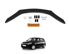Dacia Sandero Ön Kaput Koruma Rüzgarlık 4mm (ABS) 2009-1