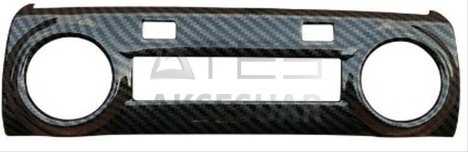 HYUNDAI KONA KLIMA DÜGME KAPLAMA - KARBON