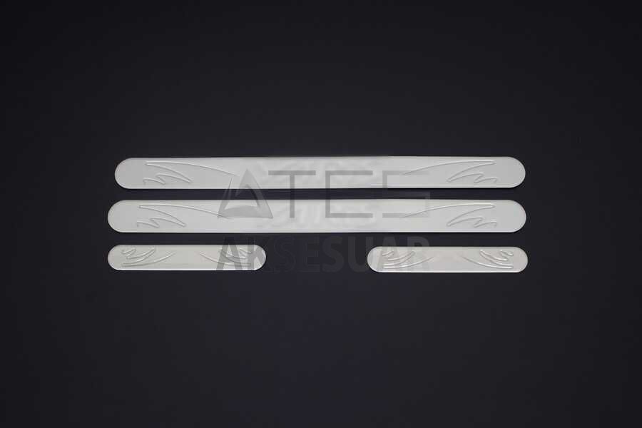 Toyota Yaris Krom Kapı Eşiği 4 Parça 2012-2020 Arası