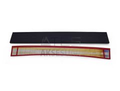 Citroen Berlingo 3 Siyah Krom Arka Tampon Eşiği 2019 ve Sonrası