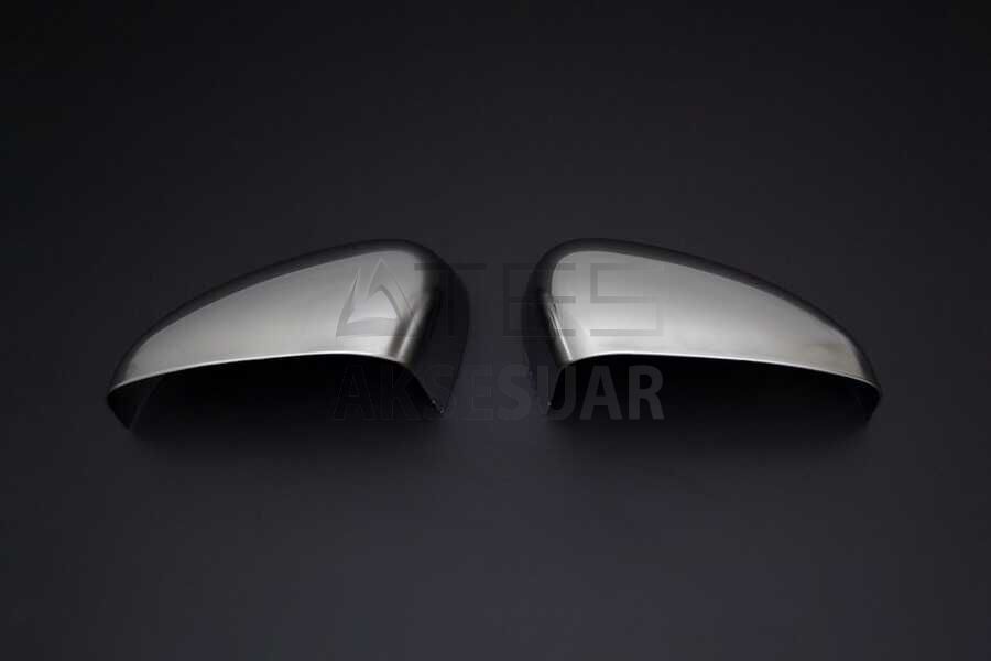 Ford Courier Saten Krom Ayna Kapağı Abs 2 Parça 2014-2017 Arası