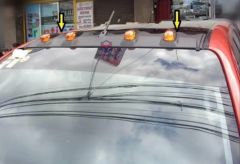 HILUX REVO 2016+ IÇIN UYUMLU  LEDLI TAVAN SPOILERI