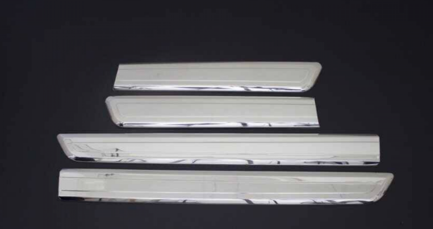 Peugeot Partner Yan Kapı Çıtası 4 Parça Paslanmaz Çelik 2007-