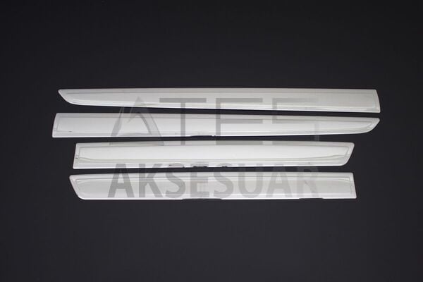 Citroen Berlingo 2 Krom Yan Kapı Çıtası 4 Parça 2008-2018 Arası