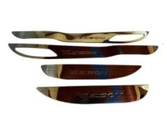 TUCSON IÇIN UYUMLU 2015-2018 KAPI KORUMA KAPLAMA - TITANYUM SIYAH