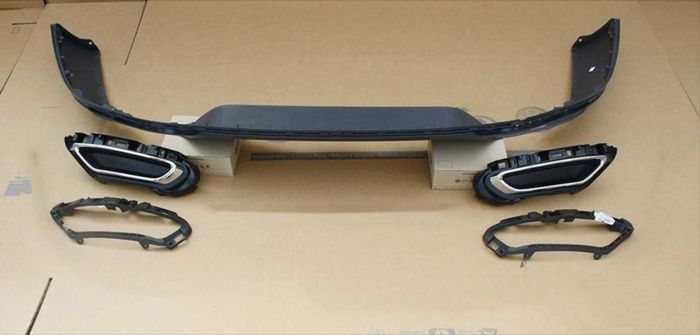 PASSAT 2015+ IÇIN UYUMLU  B8 R-LINE ARKA TAMPON DIFÜZÖR