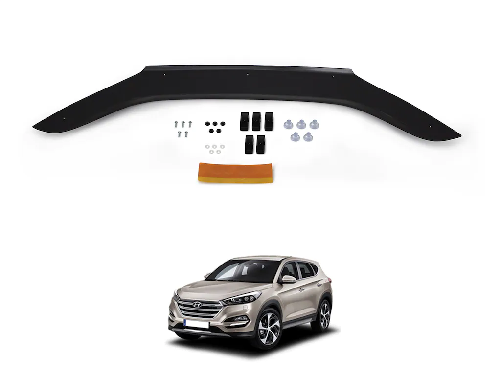 Hyundai Tucson Ön Kaput Koruma Rüzgarlık 3mm (ABS) 2016-›