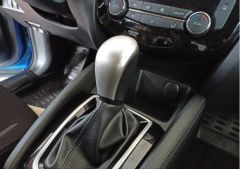 QASHQAI 2014-2020 IÇIN UYUMLU VITES TOPUZU KAPLAMA - SILVER (OTOMATIK VITES)