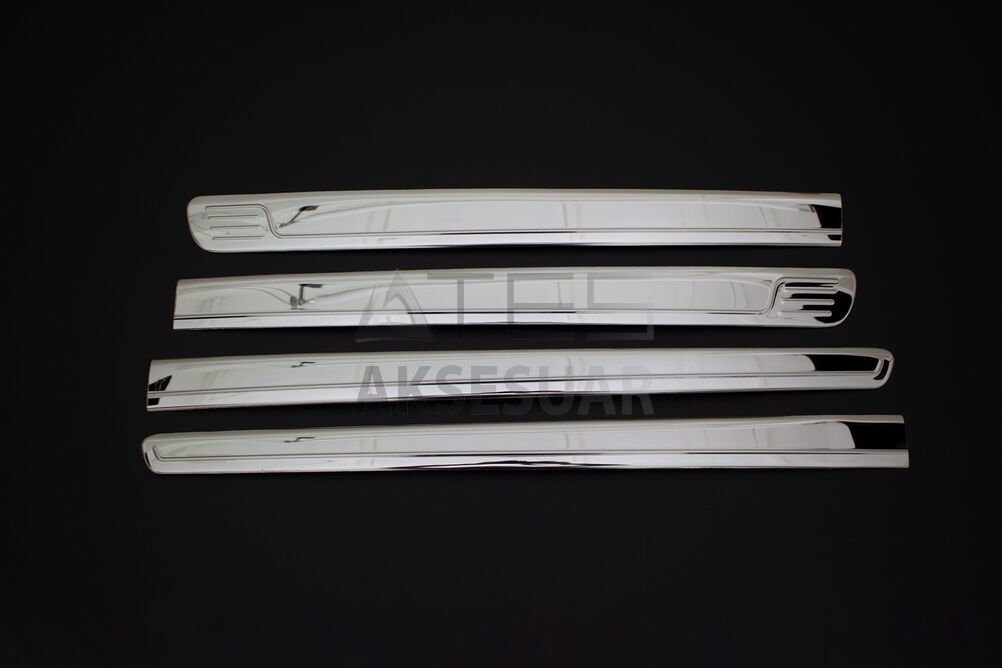 Toyota Hilux Krom Yan Kapı Çıtası 4 Parça 2015 ve Sonrası