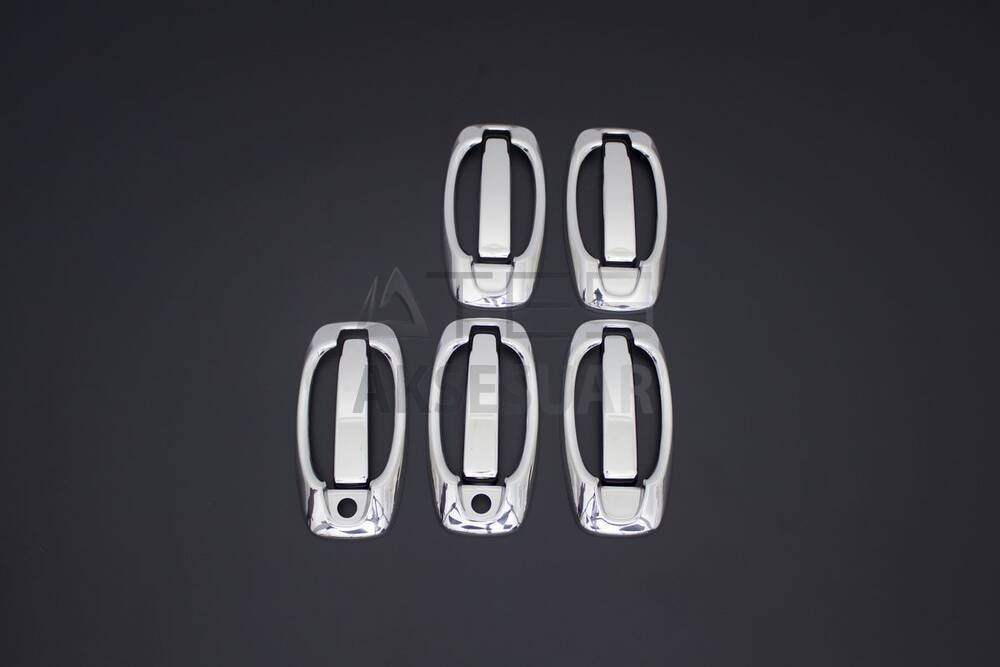 Citroen Nemo Krom Kapı Kolu 5 Kapı 10 Parça Set 2007 ve Sonrası