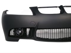 3 SERISI E90 2005-2008 IÇIN UYUMLU  M3 GÖRÜNÜM ÖN TAMPON + PANJUR (SIS LAMBALARI DAHIL)