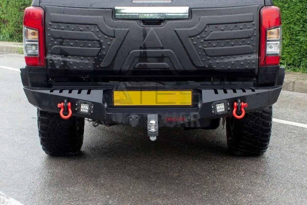 Mercedes X-Class Dakar Çelik Arka Tampon Ledli (Sensörsüz) 2017 ve Sonrası