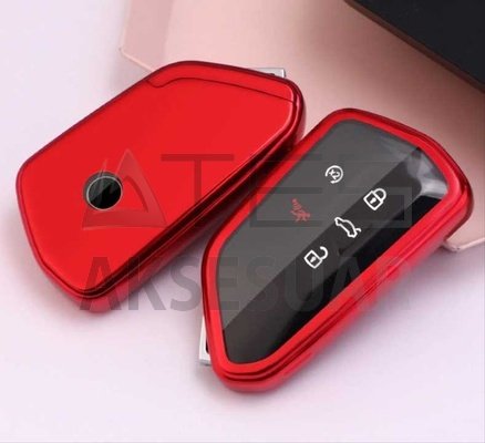 VOLKSWAGEN GOLF 8 ANAHTAR KILIFI (ABS) - KIRMIZI