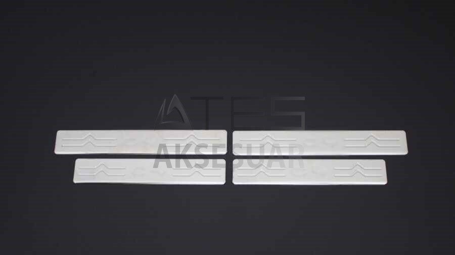 Citroen C4 Krom Kapı Eşiği 4 Parça 2010-2020 Arası