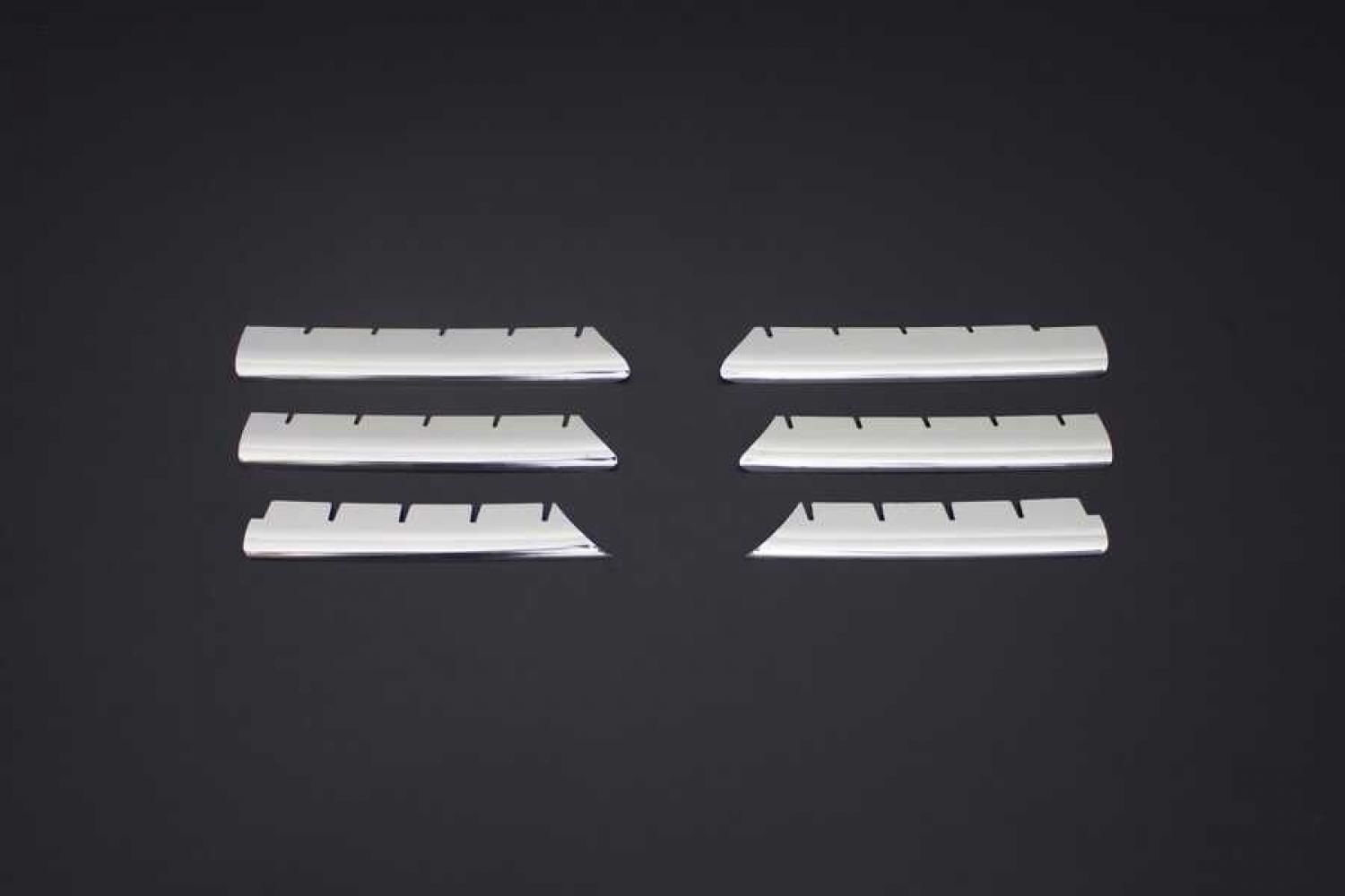 Renault Megane Ön Panjur Paslanmaz Çelik 6 Parça 2004-2006