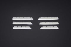 Renault Megane Ön Panjur Paslanmaz Çelik 6 Parça 2004-2006