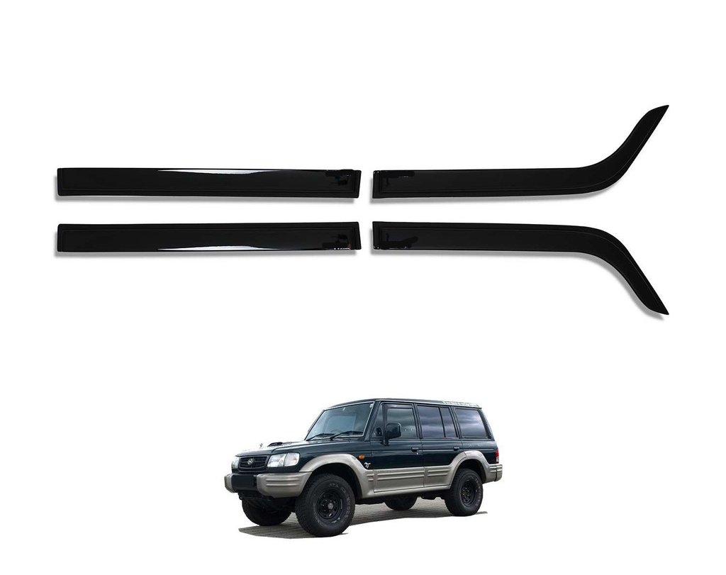 Hyundai Galloper Cam Rüzgarlığı Akrilik 4 Parça 1997-200