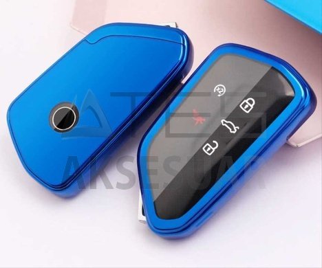 VOLKSWAGEN GOLF 8 ANAHTAR KILIFI (ABS) - MAVI