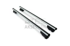 Audi Q7 Bold Bar V2 Ara Atkı Gri 2 Parça 2006-2010 Arası