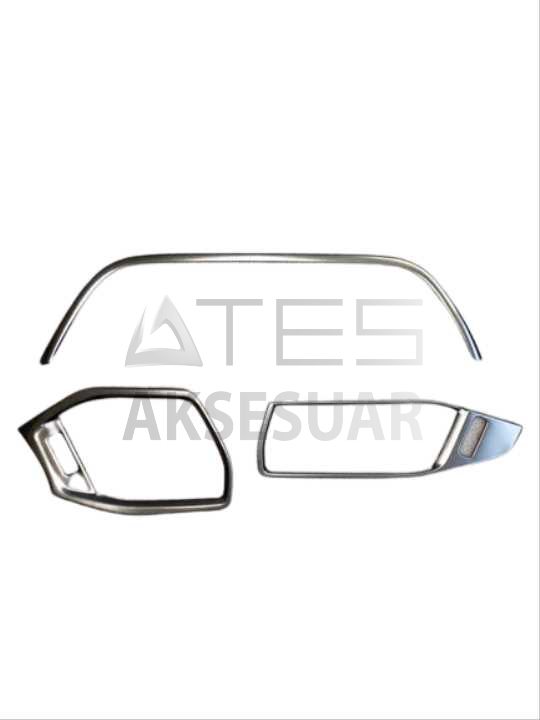 FORD FOCUS 2019+ MENFEZ KAPLAMA 3 PARÇA SILVER(PASLANMAZ ÇELIK)