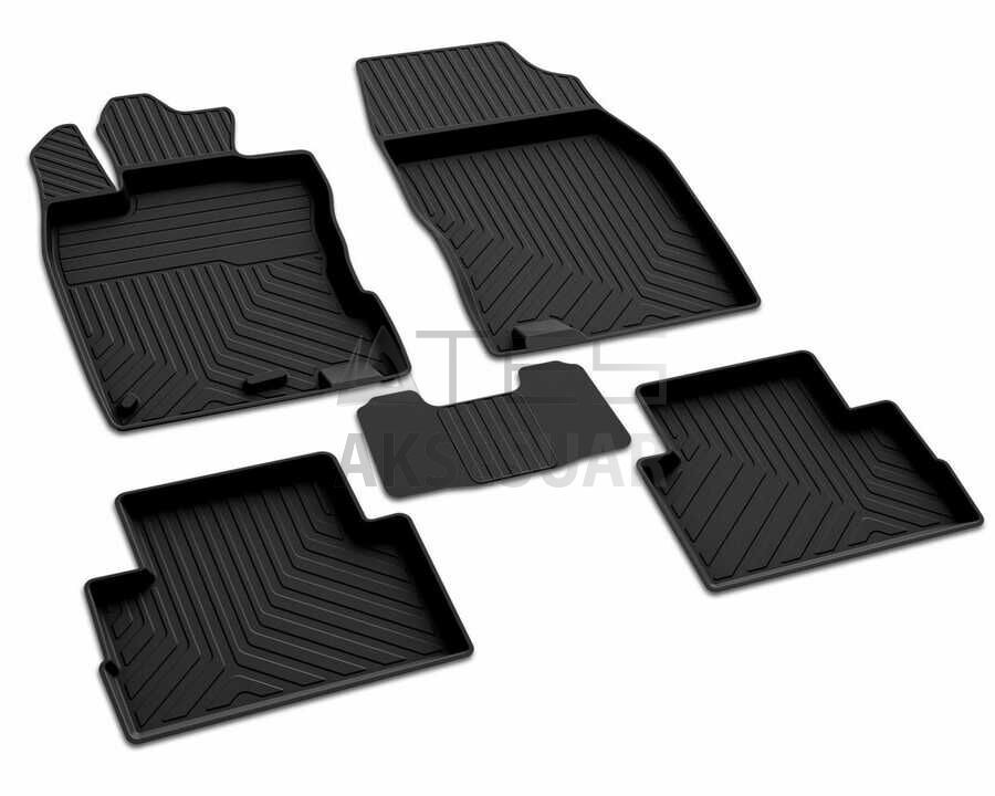 Audi A3 8V HB/Sedan 4D Havuzlu Paspas Siyah 2012 ve Sonrası