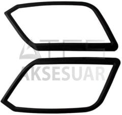 VOLKSWAGEN AMAROK 2010-2020 FAR ÇERCEVESI - SIYAH