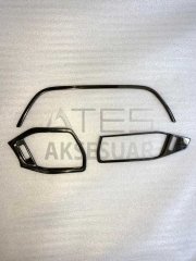 FORD FOCUS 2019+ MENFEZ KAPLAMA 3 PARÇA - TITANYUM SIYAH