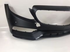 W205 C SERISI IÇIN UYUMLU C63 ÖN TAMPON & PANJUR SETI (MAKYAJLI GÖRÜNÜM) (Siyah Trimler)