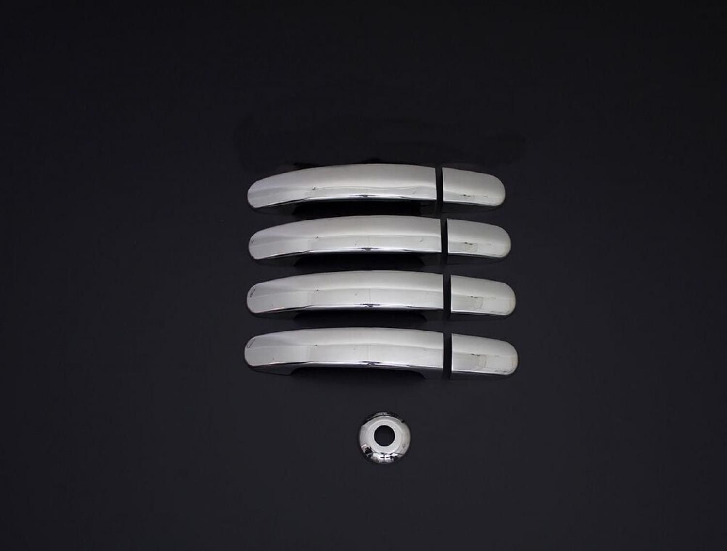 Ford Transit Kapı Kolu 4 Kapı 9 Parça Paslanmaz Çelik (+Kilit Açma) 2014-