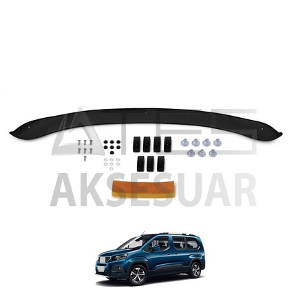 Peugeot Rifter Ön Kaput Koruyucu Rüzgarlığı 4mm Akrilik (abs)