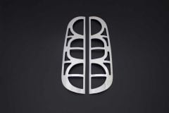 Fiat Doblo Stop Çerçevesi 2 Parça Paslanmaz Çelik 2006-