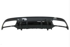 W205 2014-2018 IÇIN UYUMLU C63 BODY KIT  PARLAK SIYAH ÖN ÇITA