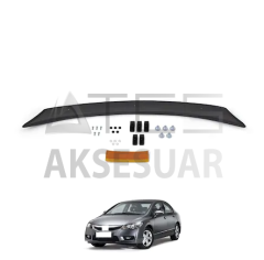 Honda Civic 8 Ön Kaput Koruma Rüzgarlık 3mm (ABS)