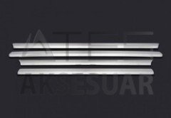 Fiat Egea Cross Krom Cam Çıtası 4 Parça Taşlı 2020 ve Sonrası