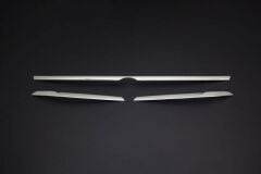 Volkswagen Tiguan Far Üstü Çıta 3 Parça Paslanmaz Çelik 2016>