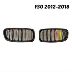 3 SERISI F30 2012-2018 IÇIN UYUMLU   M3 GÖRÜNÜM BOBREK (CIFT CIZGI PANJUR) ALMAN RENK