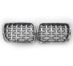 3 SERISI 1997-1999 E36 IÇIN UYUMLU DIAMOND PANJUR (BÖBREK)  KROM ÇERÇEVE