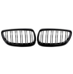 3 SERISI E92 2006-2009 IÇIN UYUMLU M3 GÖRÜNÜM BÖBREK (CIFT CIZGI PANJUR) PIANO BLACK