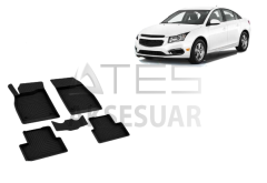 Chevrolet Cruze 4D Havuzlu Paspas Siyah