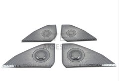 VOLKSWAGEN GOLF 8 HARMAN KARDON KAPI HOPARLÖR KAPLAMA - TITANYUM SIYAH