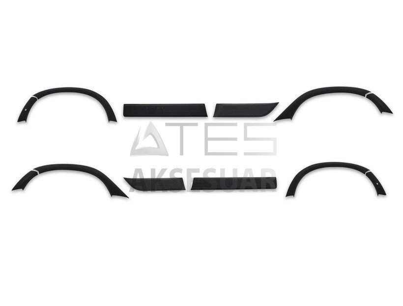 Dacia Duster Çamurluk Ve Kapı Dodik Set 12 Parça ABS 2018 ve Sonrası