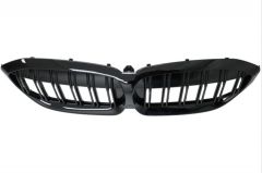 3 SERISI G20 2019+ IÇIN UYUMLU   M3 GÖRÜNÜM BOBREK (CIFT CIZGI PANJUR) - PIANO BLACK