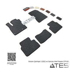 Nissan Qashqai 3 2022 ve Sonrası Mat Paspas