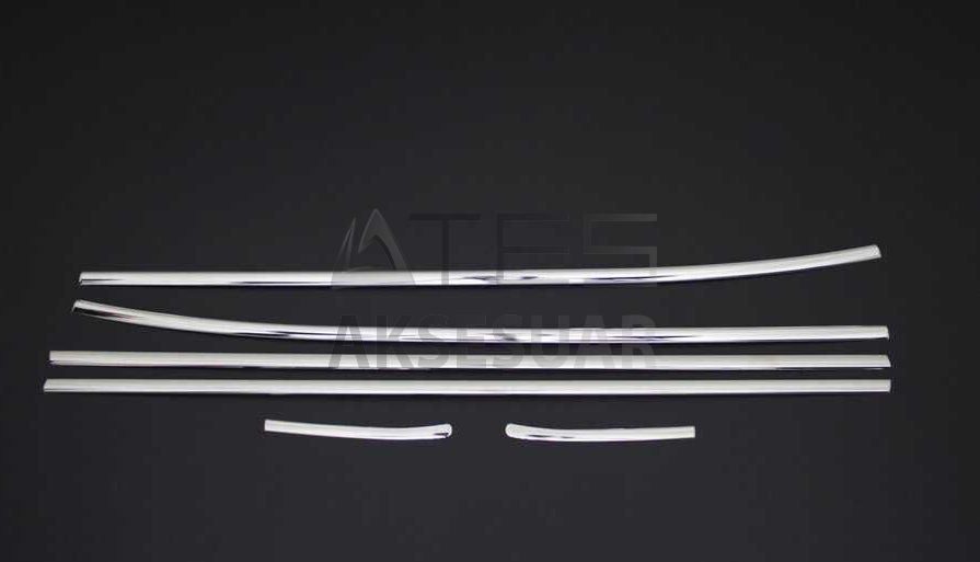 Hyundai Accent Blue Krom Cam Çıtası 6 Parça 2011 ve Sonrası