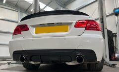 3 SERISI E92 IÇIN UYUMLU  SPOILER  - PIANO BLACK (PARLAK SIYAH)