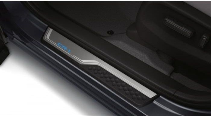 CR-V 2018-2019 IÇIN UYUMLU  KAPI ESIGI NIKELAJI MAVI